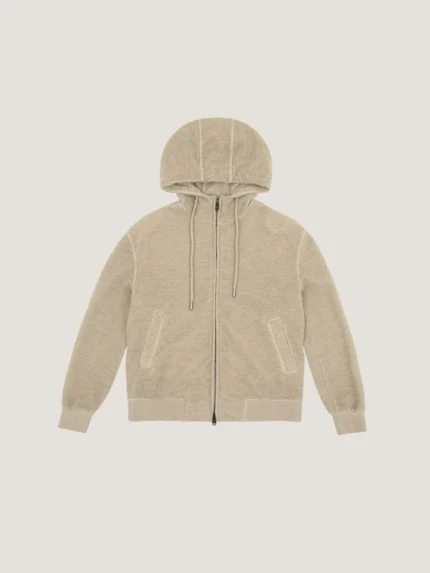 Felpa full zip jersey bouclè Circolo