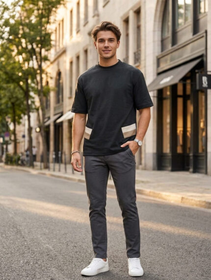 T-shirt in cotone Lowbrand