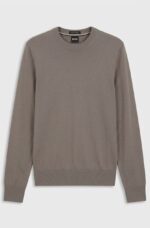 Maglione in lana merino con logo ricamato Hugo Boss - immagine 6