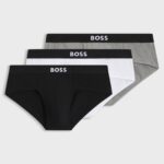 BOSS ONE slip in cotone elasticizzato in confezione da tre Hugo Boss