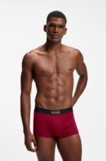 Boxer corti in cotone a coste in confezione da due in cofanetto regalo Hugo Boss - immagine 3