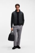 Giubbotto con zip e parte anteriore imbottita Hugo Boss - immagine 2