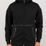 Felpa Uomo AREN SCB 01 con Cappuccio, Zip a Doppio Cursore e Tasche con Zip Peuterey